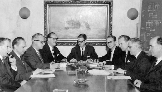 Sveriges Civilingenjörsförbund CF:s styrelse 1964