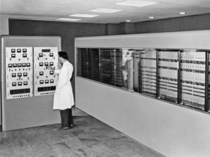 "Automation" Dataoperatör, bild publicerad i TCO-tidningen nr 21 1957.