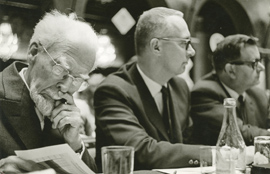 Victor von Zeipel och Otto Nordenskiöld på TCO-kongressen 1964