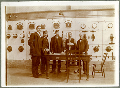 Katarinastationen, ca 1903, fotografi från Driftselektrikernas förening, TAM-Arkiv