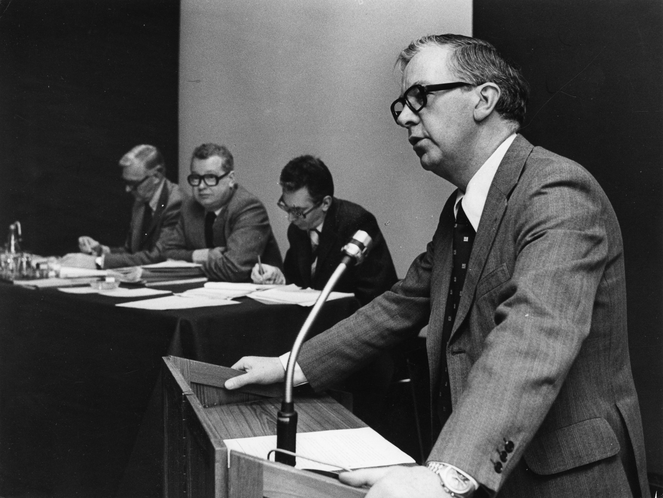 Ingvar Seregard, ordförande i PTK 1973-85. Foto: Allan Myrman.
